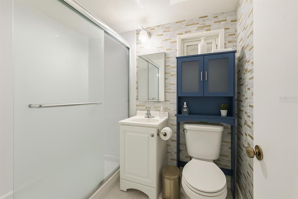 Bathroom, Glass Shower, Interior