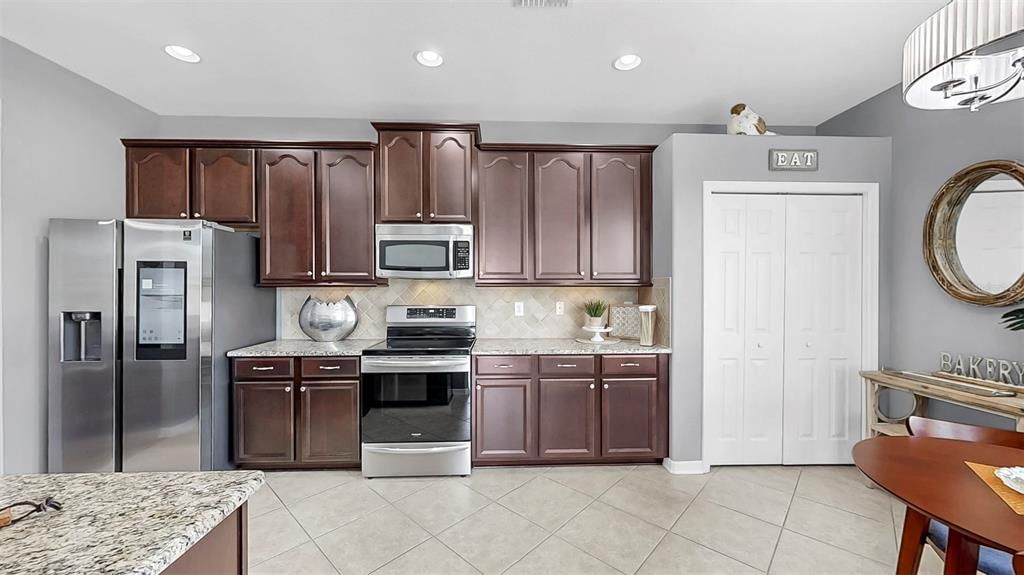 Interior, Kitchen, Recessed Lighting, Stainless Steel Appliances