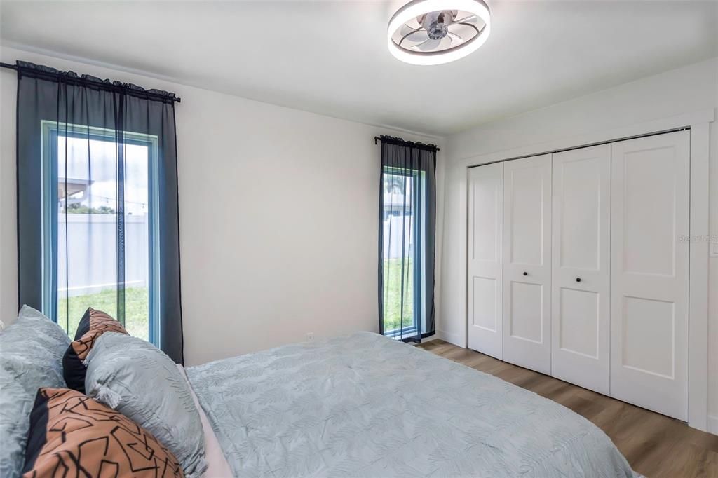 Bedroom, Interior, Wood Texture Flooring