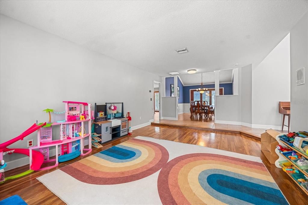 Dining room, Interior, Wood Texture Flooring