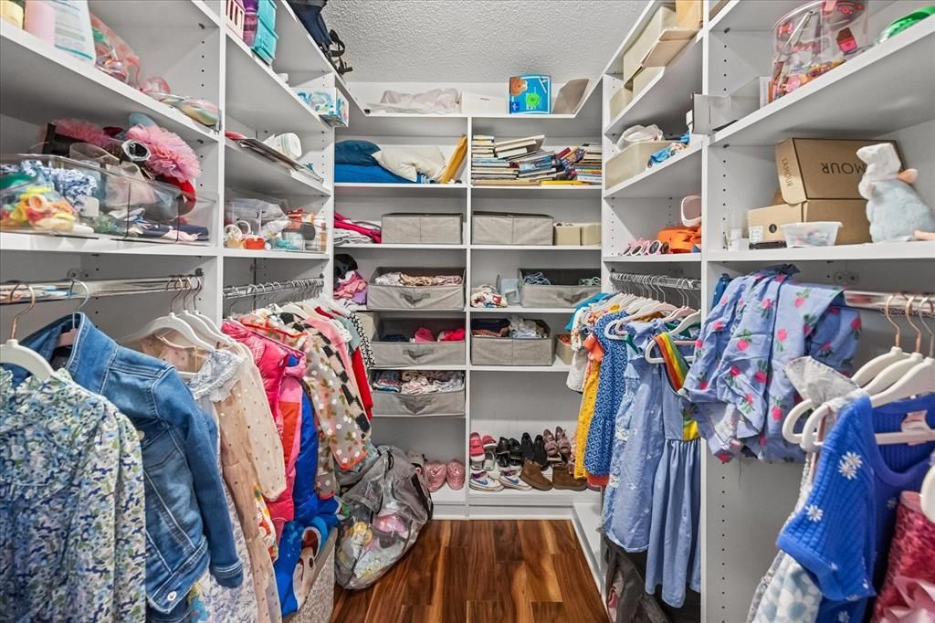 Interior, Walk-in Closets, Wood Texture Flooring