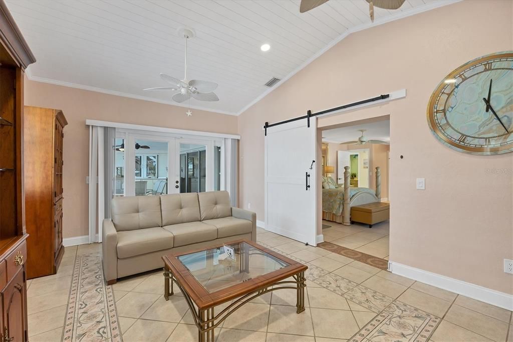 Interior, Living room, Recessed Lighting