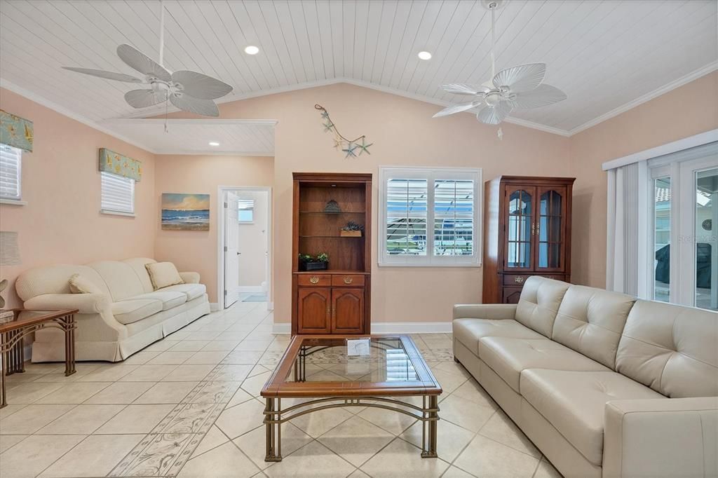 Interior, Living room, Recessed Lighting