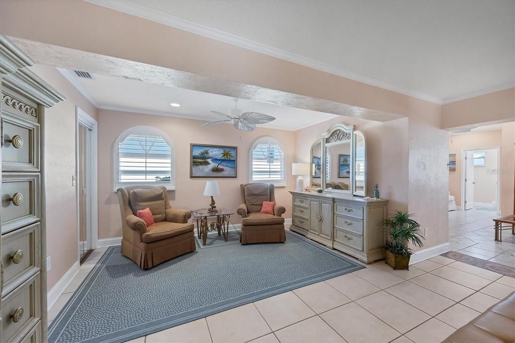 Interior, Living room, Recessed Lighting