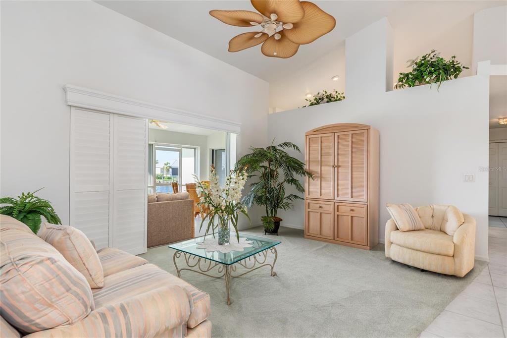 Interior, Living room, Recessed Lighting