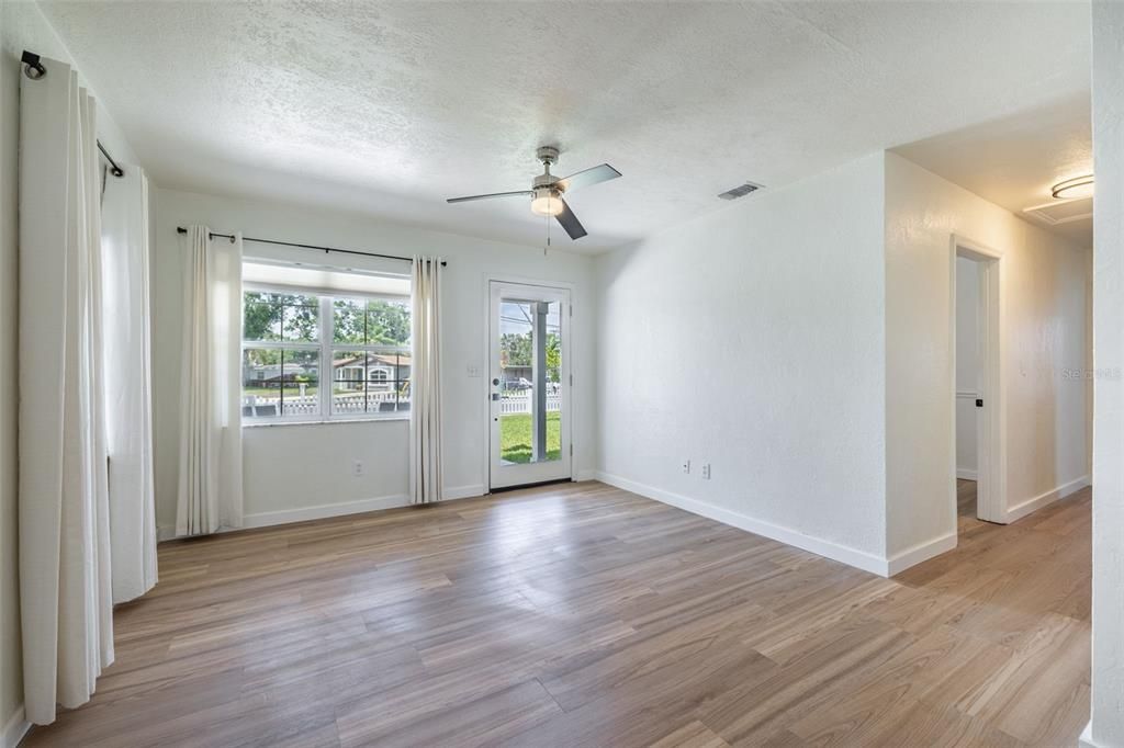 Empty room, Interior, Wood Texture Flooring