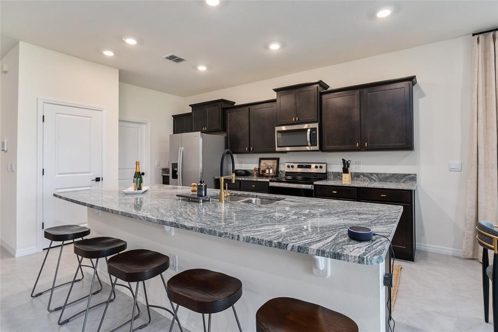 Interior, Kitchen, Recessed Lighting, Stainless Steel Appliances