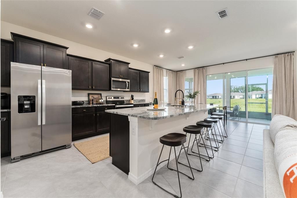 Interior, Kitchen, Recessed Lighting, Stainless Steel Appliances