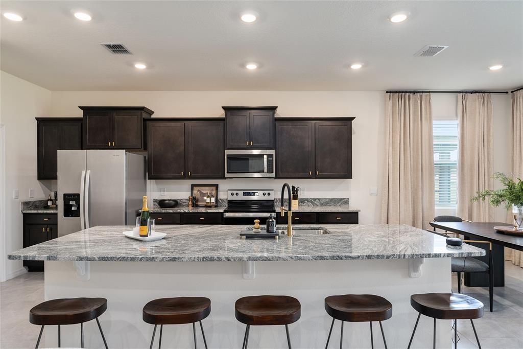 Interior, Kitchen, Recessed Lighting, Stainless Steel Appliances