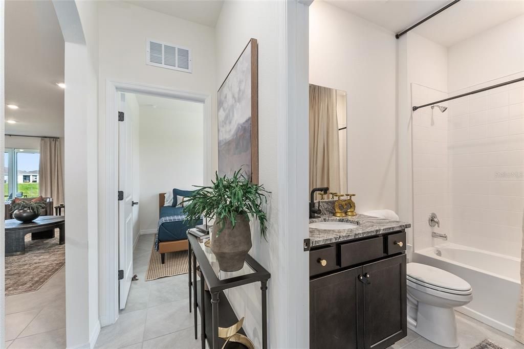 Bathroom, Interior, Recessed Lighting