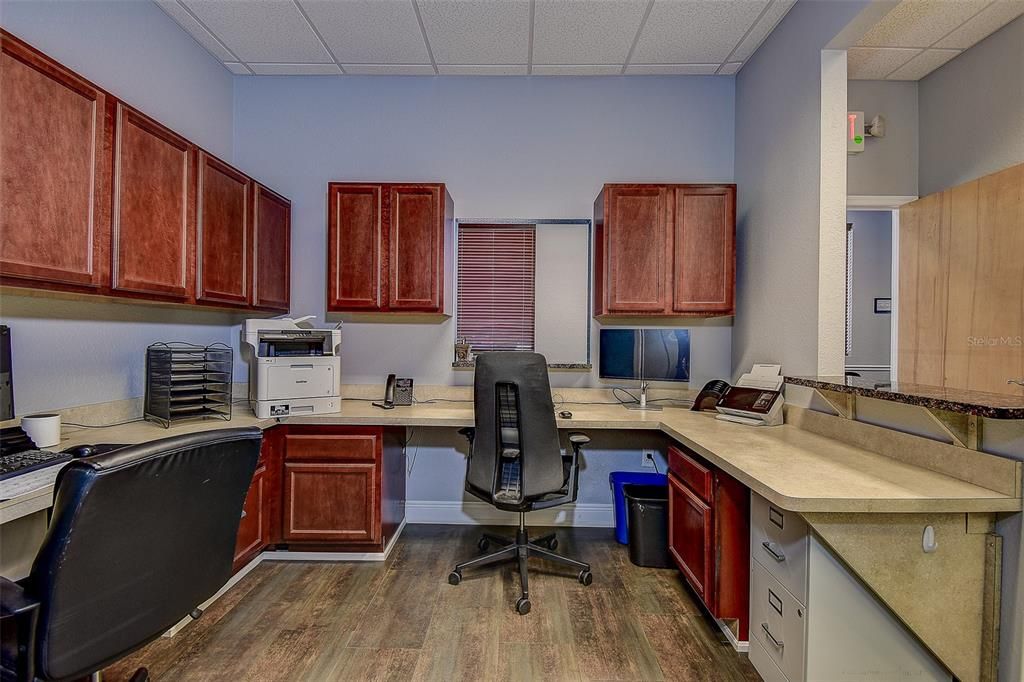 Home Office, Interior, Wood Texture Flooring