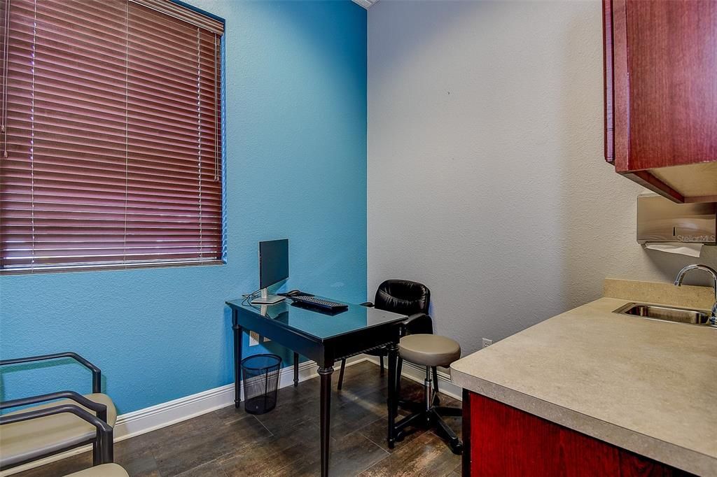 Home Office, Interior, Wood Texture Flooring