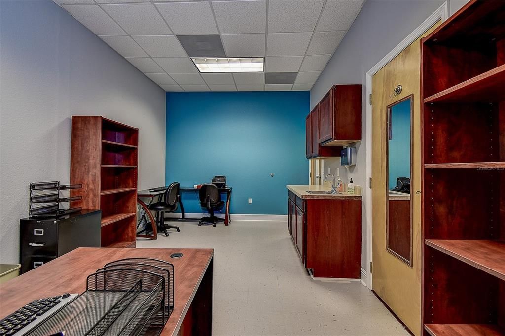 Home Office, Interior, Recessed Lighting