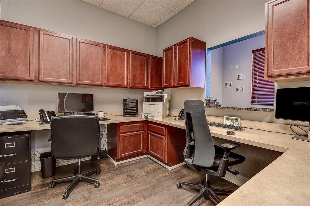 Home Office, Interior, Wood Texture Flooring