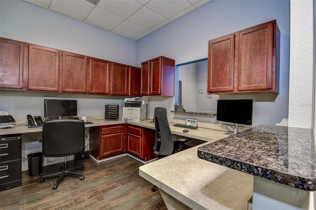Home Office, Interior, Wood Texture Flooring