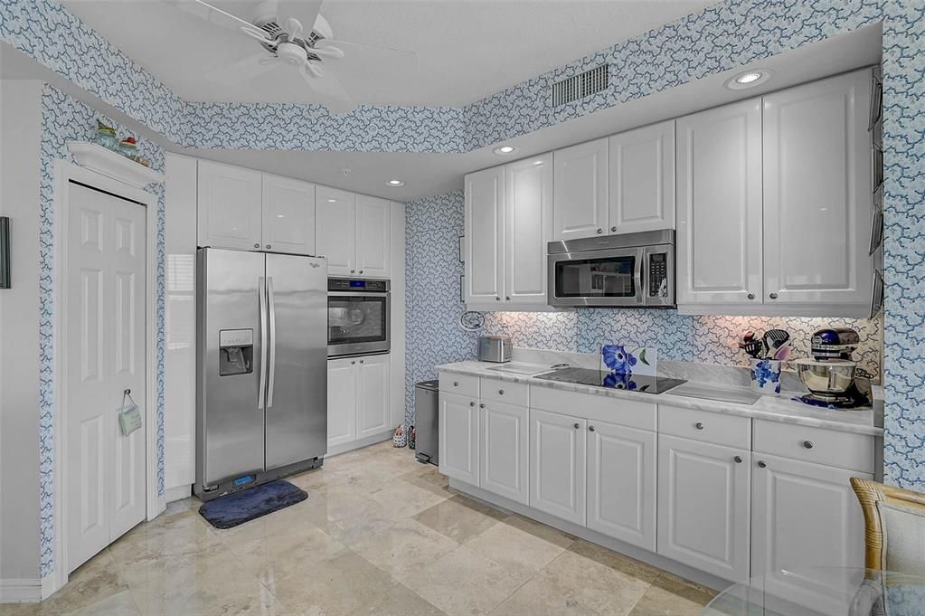 Interior, Kitchen, Recessed Lighting, Stainless Steel Appliances