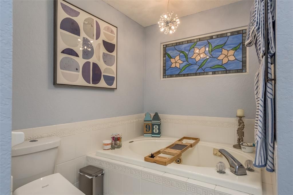 Bathroom, Interior, Pendant Lights, Tile Countertops