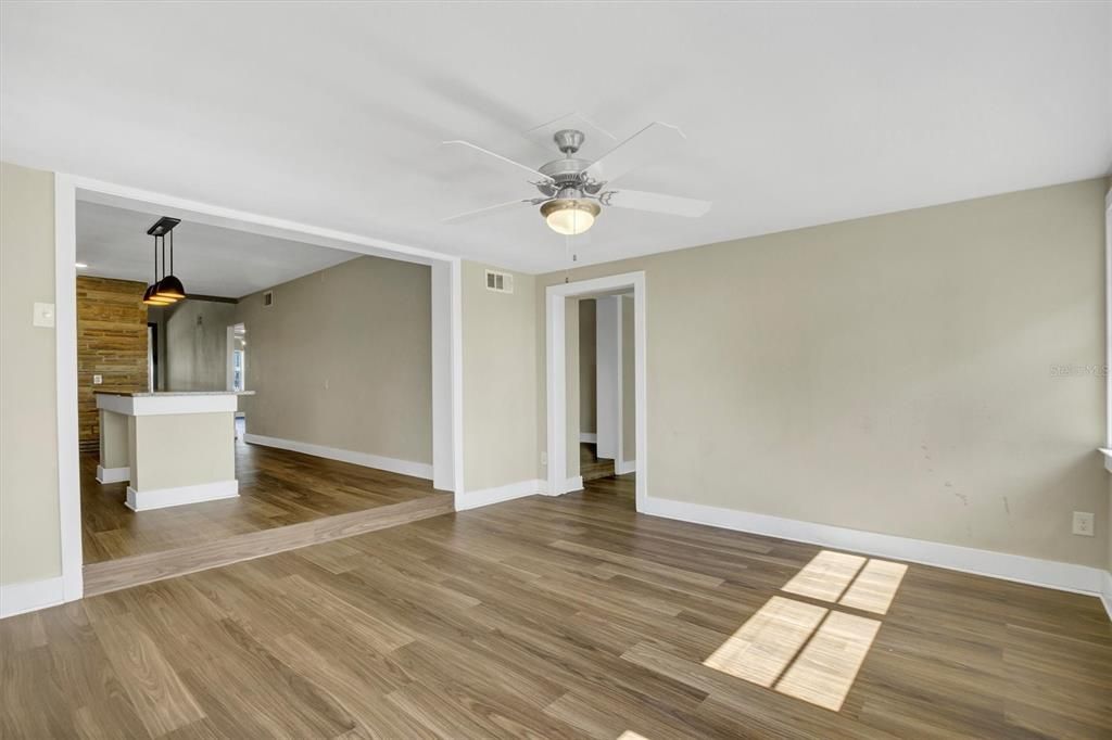 Empty room, Interior, Wood Texture Flooring