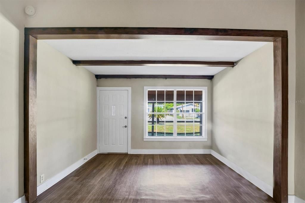 Empty room, Interior, Wood Texture Flooring