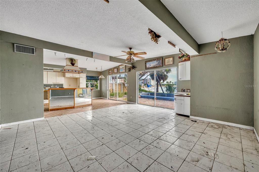 Empty room, Interior, Kitchen