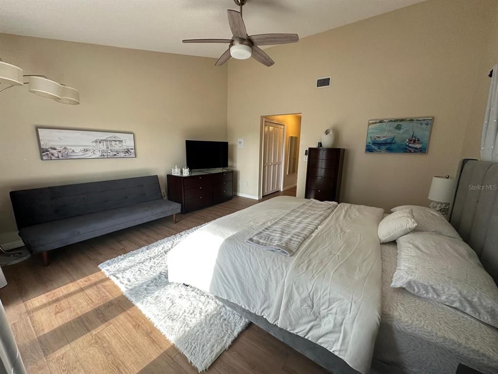 Bedroom, Interior, Wood Texture Flooring