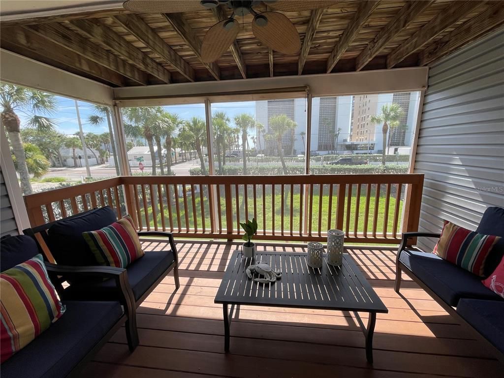 Interior, Sun Room, Wooden Beams, Wooden Ceilings, Wood Texture Flooring