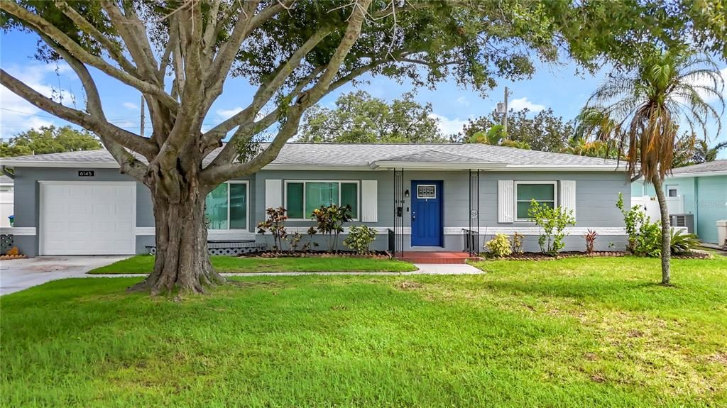 Attached, Backyard, Exterior, Facade, Ranch