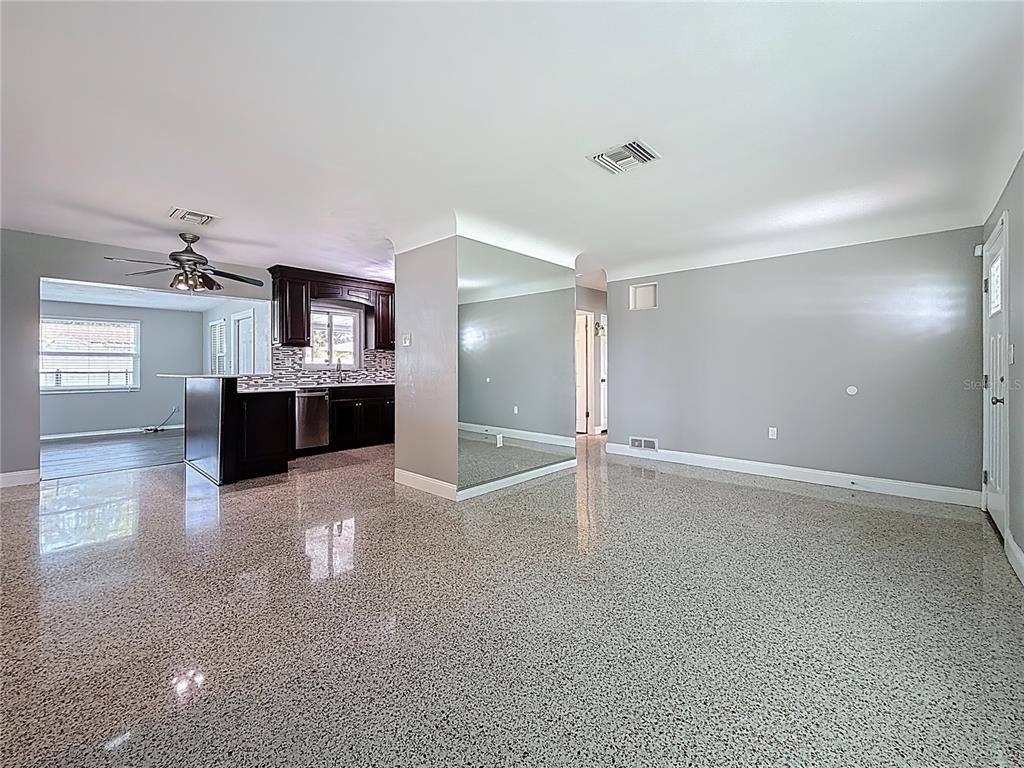 Empty room, Interior, Kitchen
