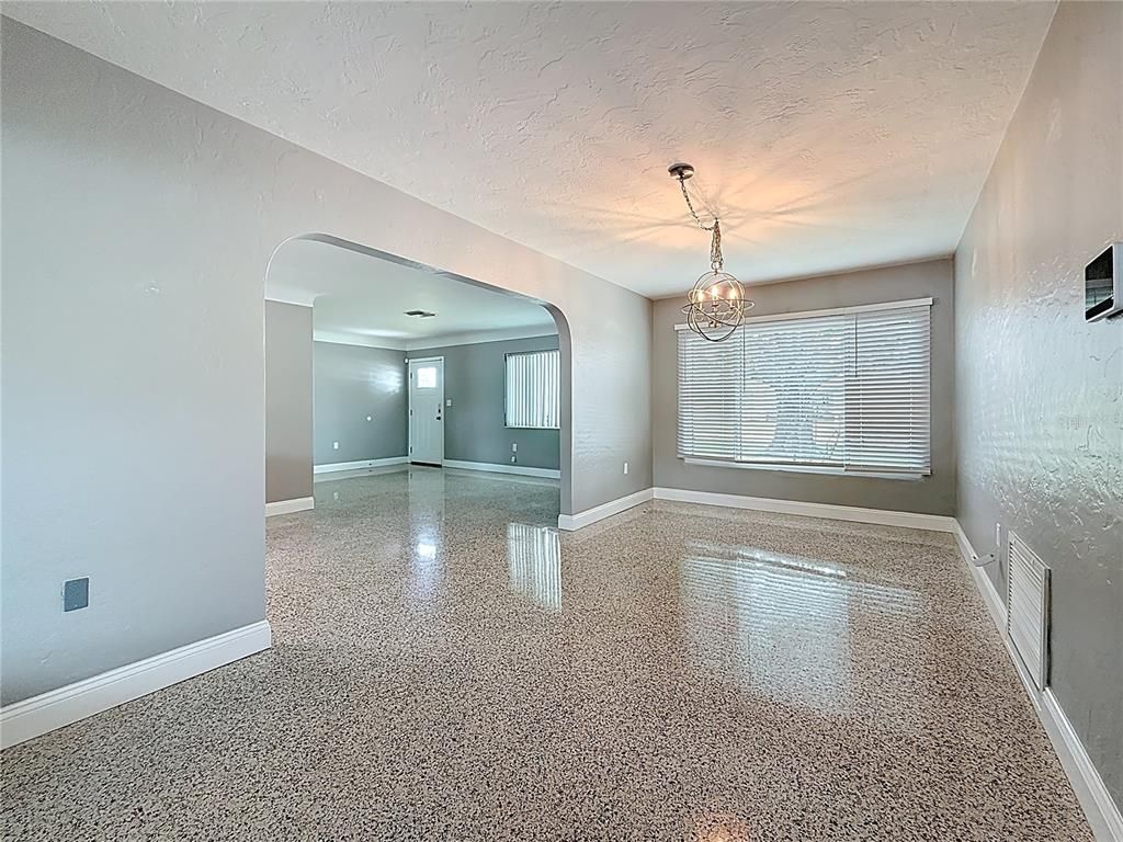 Chandelier, Empty room, Interior