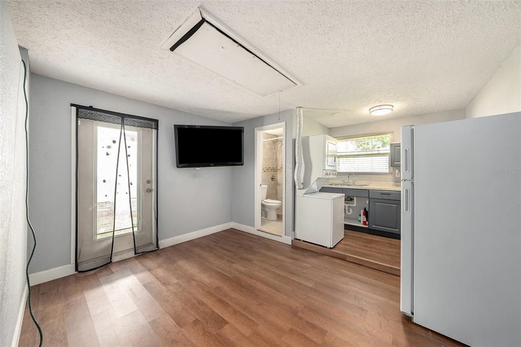 Interior, Kitchen, Wood Texture Flooring