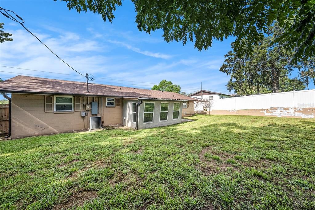 Backyard, Exterior