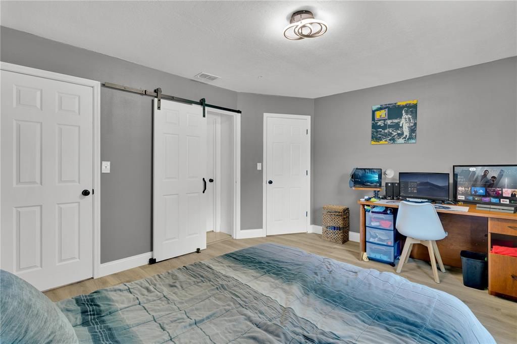 Home Office, Interior, Wood Texture Flooring