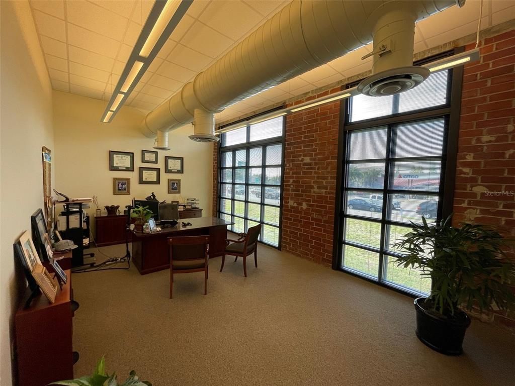 Home Office, Interior, Stone Walls