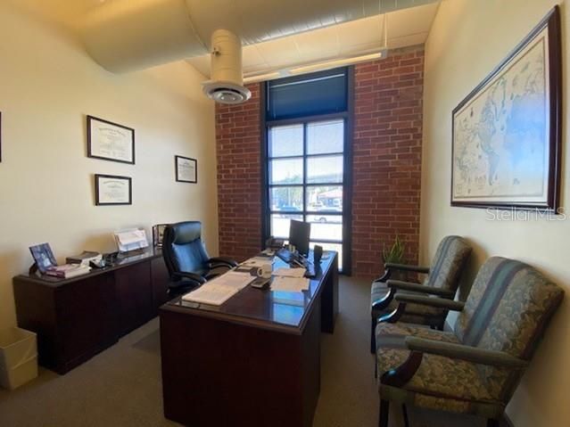 Home Office, Interior, Stone Walls