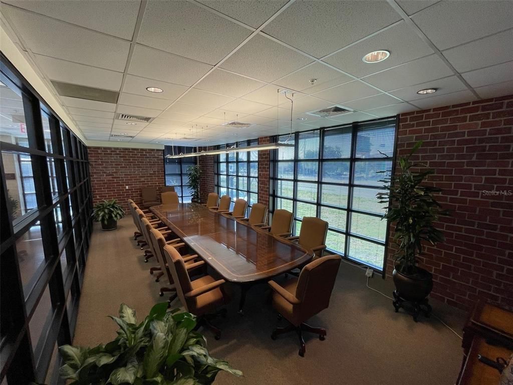 Dining room, Interior, Recessed Lighting, Stone Walls