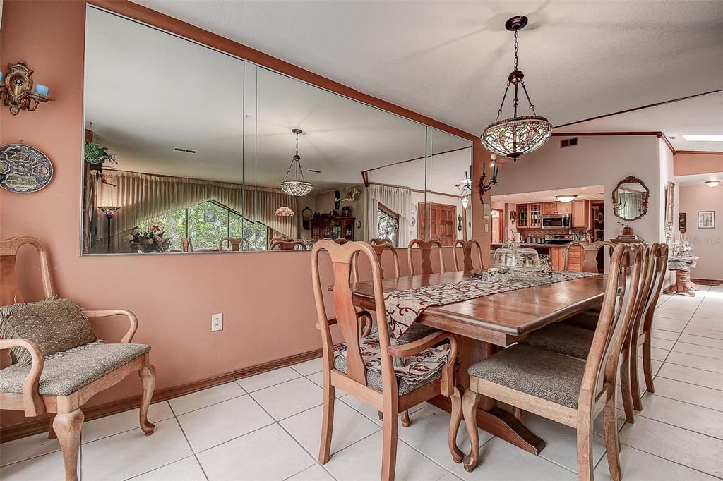 Dining room, Interior, Pendant Lights