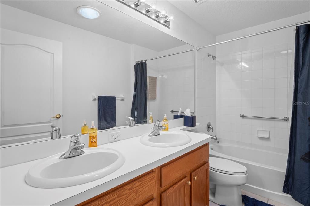 Bathroom, Dual Sink Vanities, Glass Shower, Interior