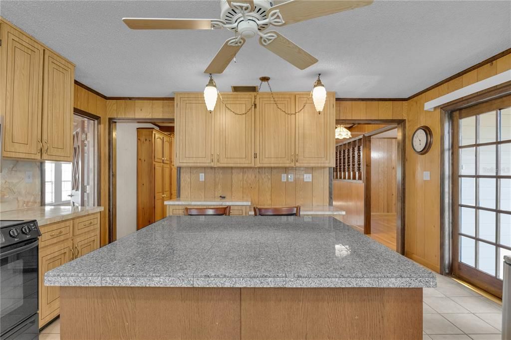 Interior, Kitchen, Wooden Walls