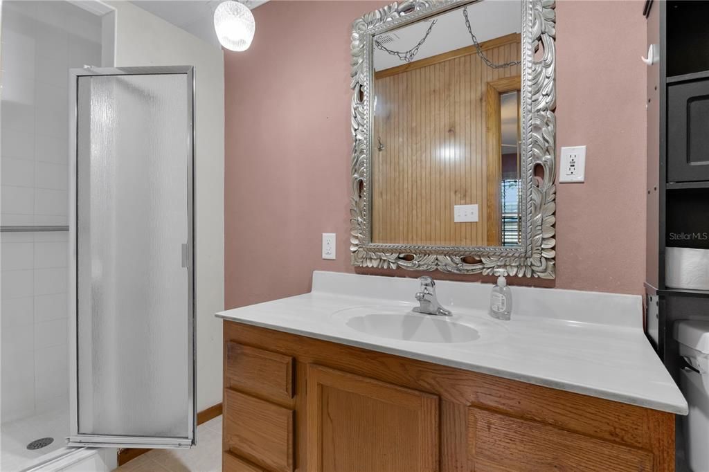 Bathroom, Interior, Wooden Walls
