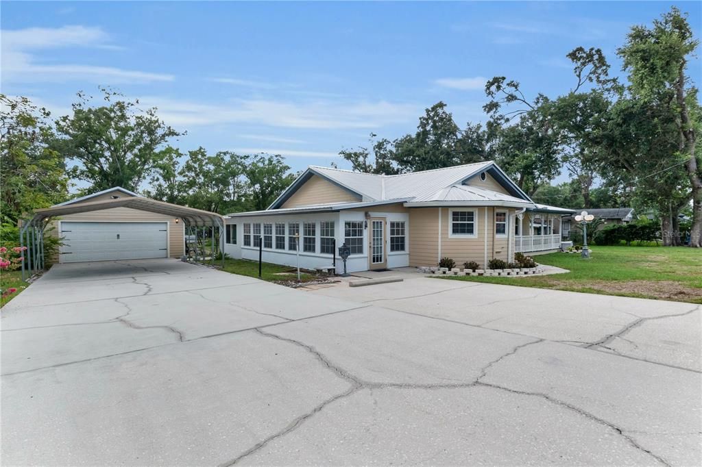 Backyard, Detached Garage, Exterior