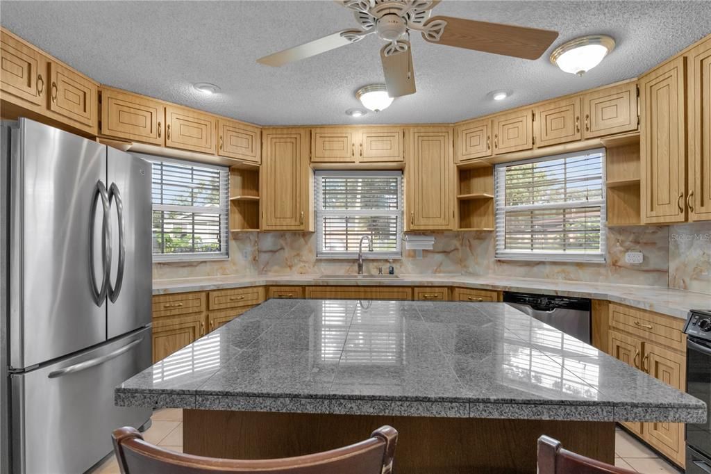 Interior, Kitchen, Recessed Lighting, Stainless Steel Appliances