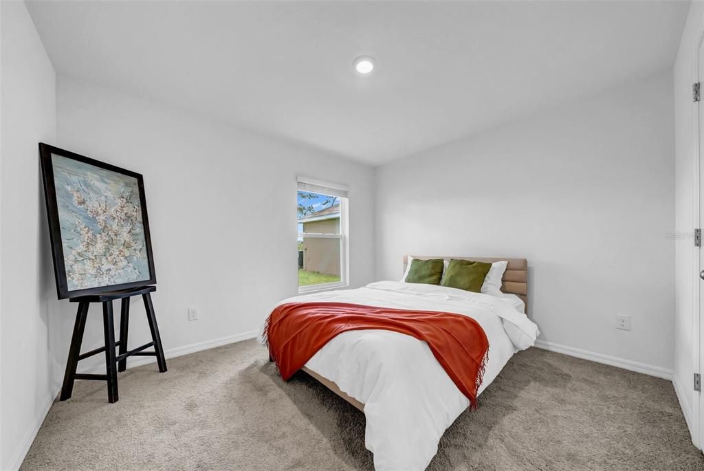 Bedroom, Interior, Recessed Lighting