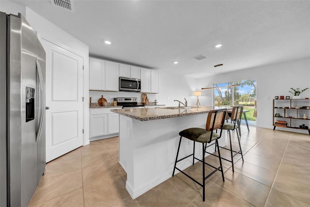 Interior, Kitchen, Recessed Lighting, Stainless Steel Appliances