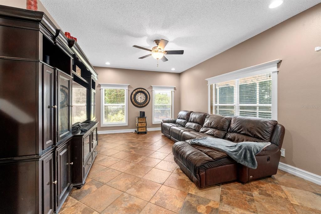 Interior, Living room, Recessed Lighting