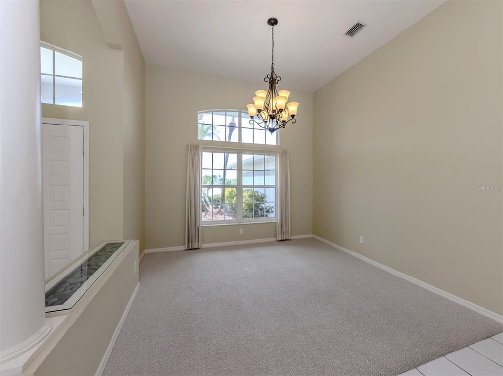 Chandelier, Empty room, Interior