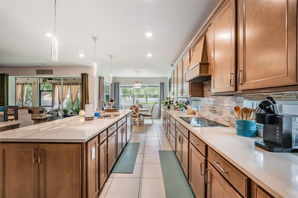 Dining room, Interior, Kitchen, Pendant Lights, Recessed Lighting