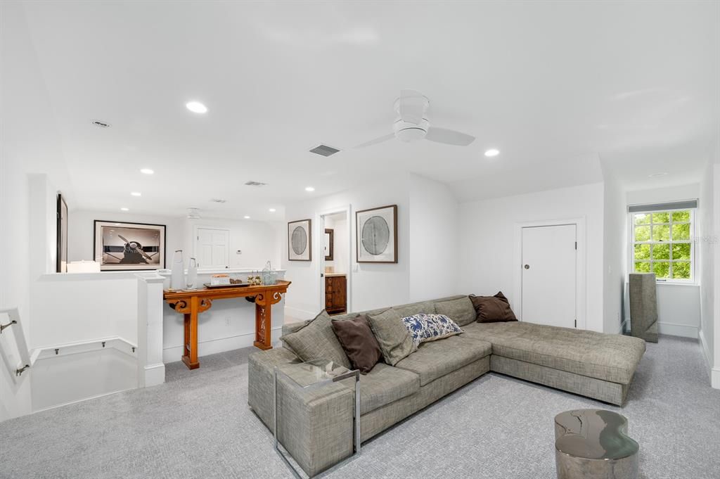 Home Office, Interior, Living room, Recessed Lighting