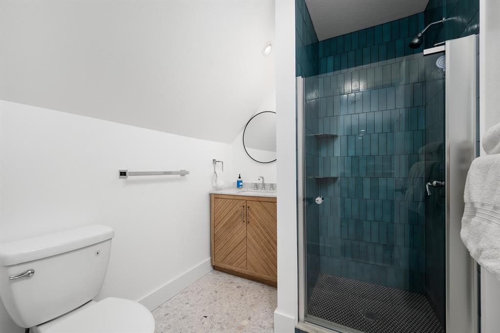 Bathroom, Glass Shower, Interior