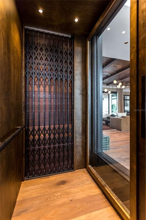 Interior, Recessed Lighting, Wine Storage, Wood Texture Flooring