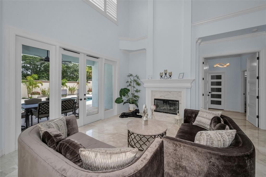 Fireplace, Interior, Living room